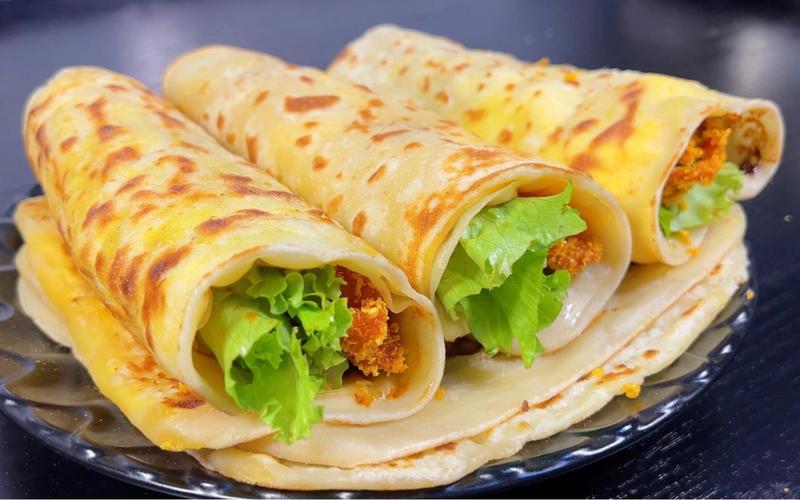手抓饼，鸡蛋灌饼