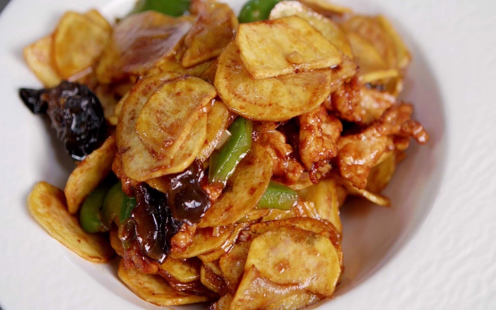 过油肉土豆片